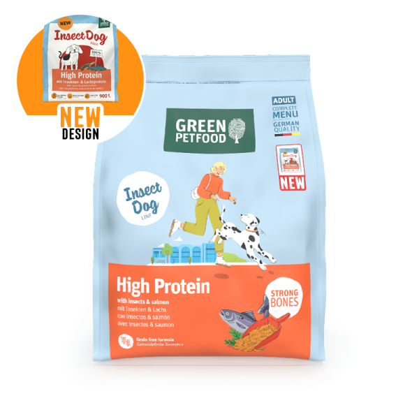 Green Petfood Dog High Protein with Insects 3 kg